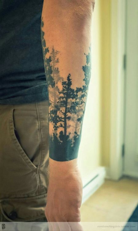 Forest Tattoo Ideas For People Who Care About Nature