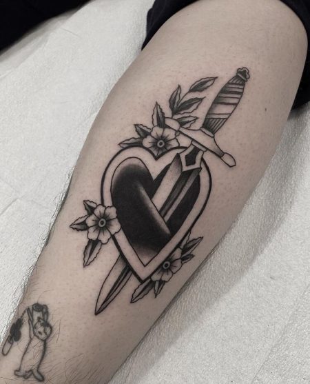 Dagger and Heart Tattoo: Meaning, Origins, and 50 Beautiful Ideas